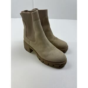 Steve Madden Hola Chelsea Boots, Women's Size 6.5 M, Sand MSRP $110
